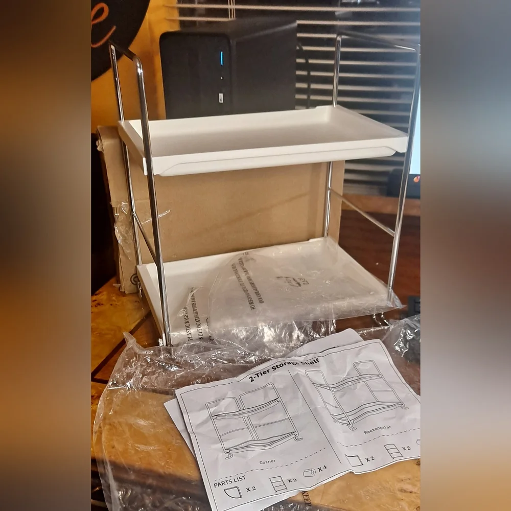 💄💍📿2 Tier Makeup Shelf Organizer